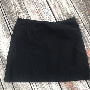 Express pinstripe miniskirt